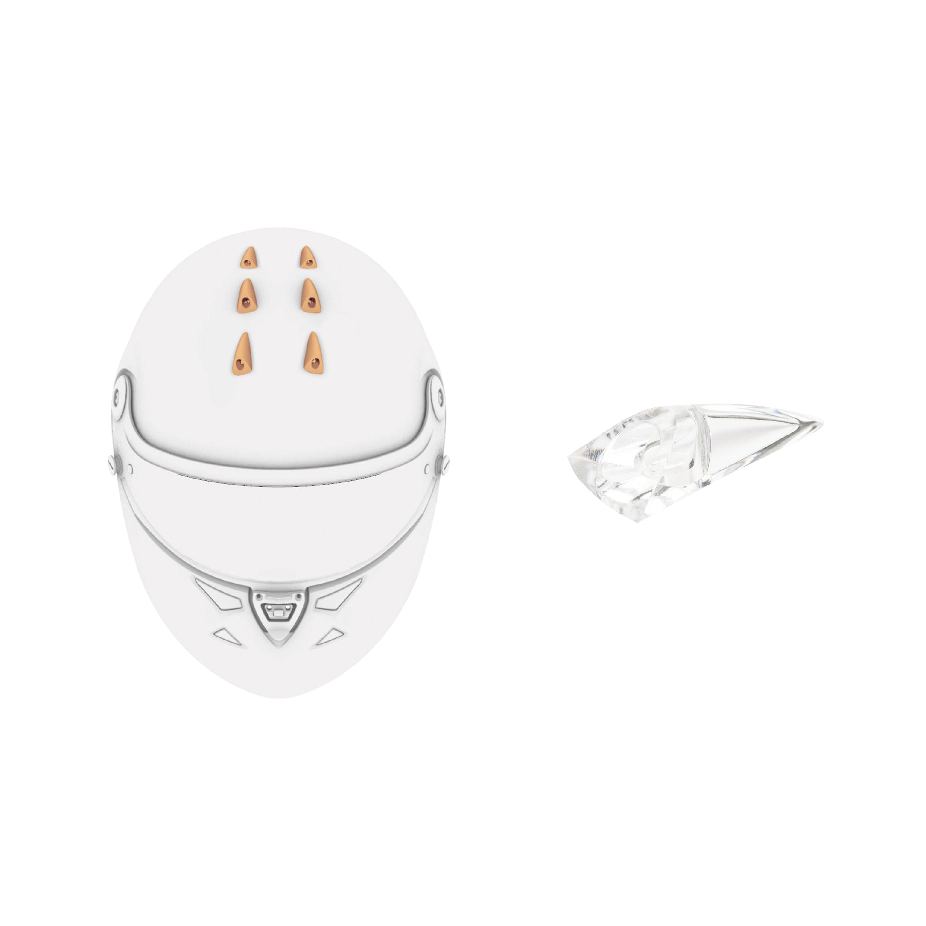 Schuberth SP1 Top Individual Vent Scoops