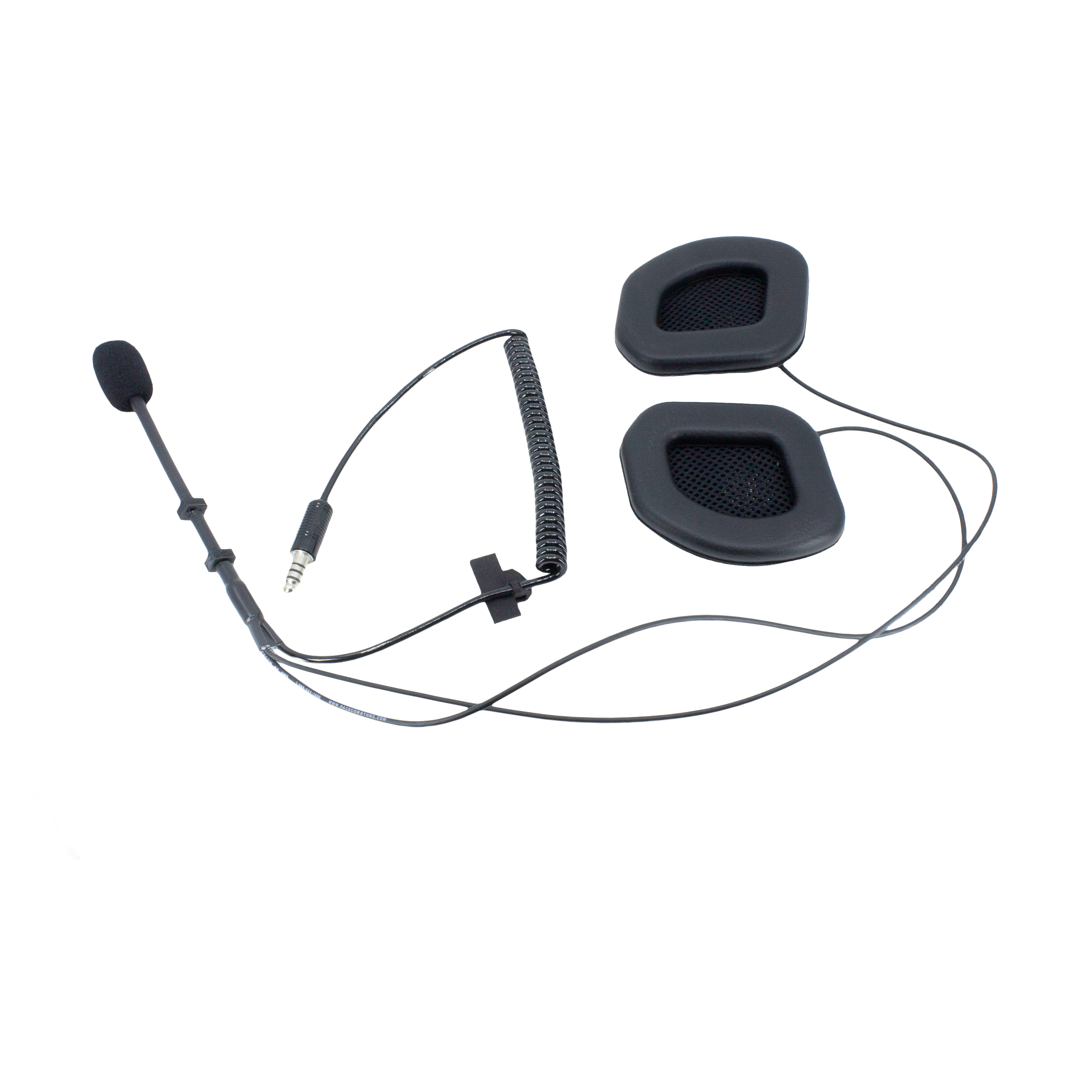 Noise Reduction Earcups with Boom Style mic and IMSA connection (SH HK1111)